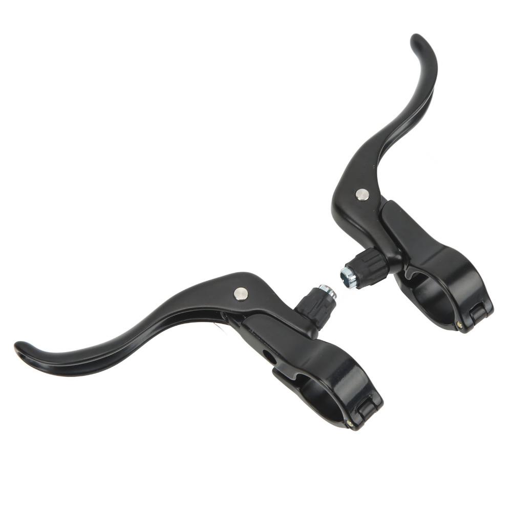 1 Pair Aluminum Alloy Bike Brake Lever 22.2/31.8mm Diameter Bike Brake Level Handles Stable Braking