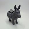 Yousheng Donkey Ornament, Planter And Desktop Storage Design, 3D Printed Matte Texture Statue, for Small Items Garden Accessories