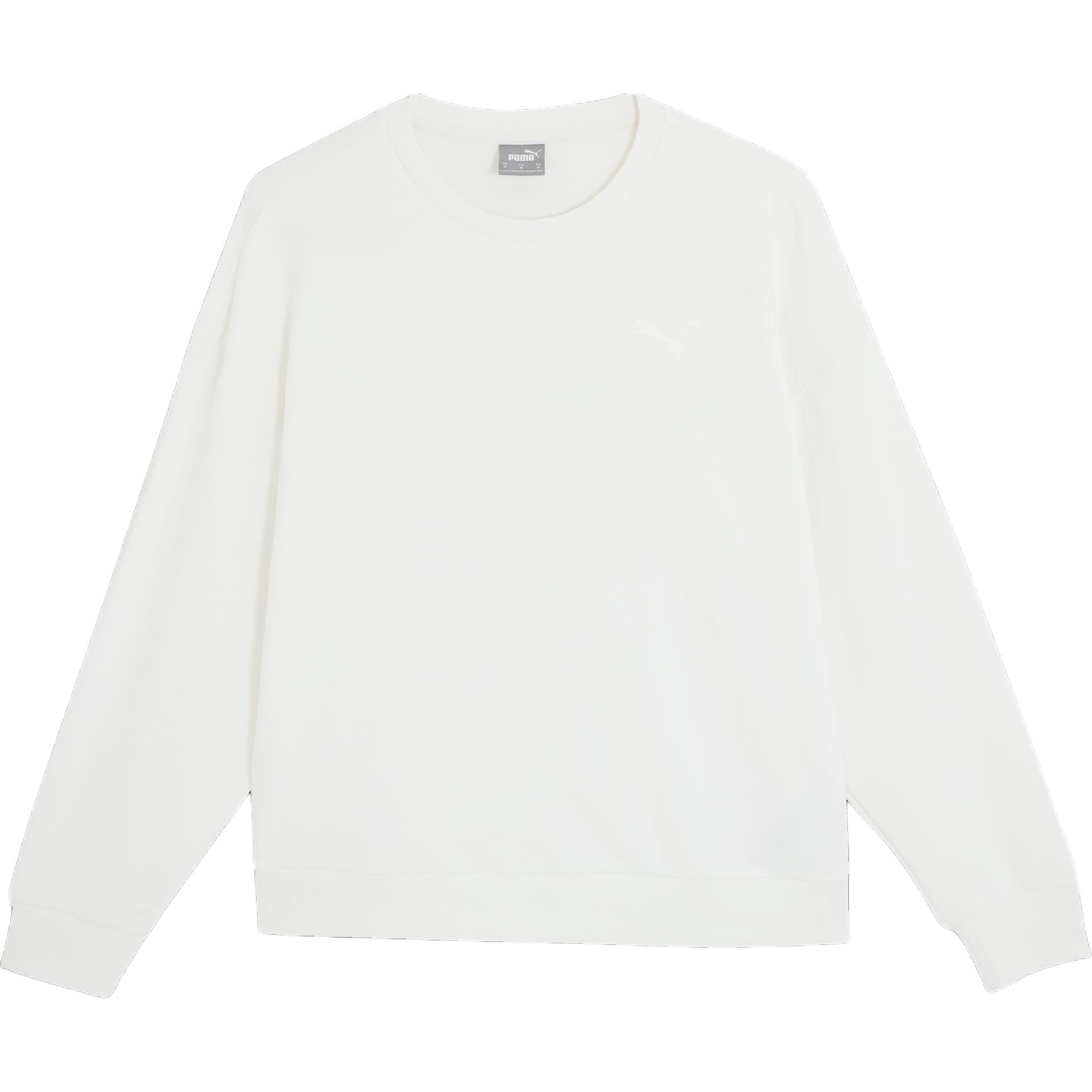 

Puma Sports Casual Crewneck Sweatshirt Women Sweatshirt White 677225-65 XS