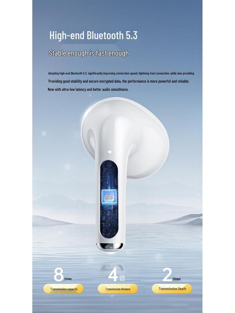 Wireless Bluetooth 5.4 Headphones - Waterproof, Long Battery Life, High Sound Quality