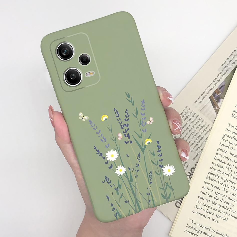 For Xiaomi Redmi Note 12 Pro+ Plus 5G Phone Case Love Heart Girl Silicone Matte Shockproof Cover For Redmi 12Pro + Funda Bumper