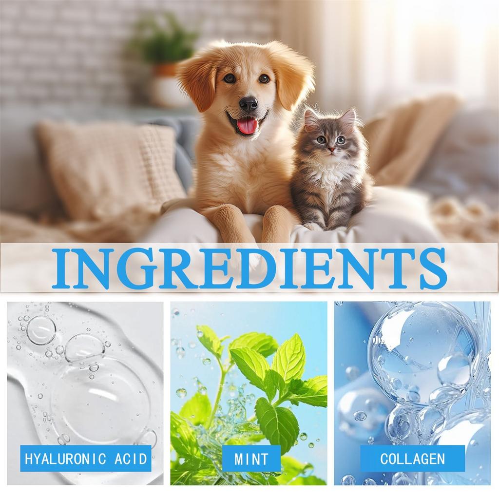 Pet Face And Body Cleanser Universal Shampoo For Cats And Dogs Suitable For Puppies And Kittens