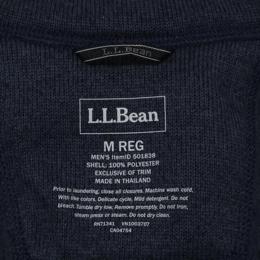 LLBean Blue 2-way Jacket with Fleece Liner Jacket M Blue grayUsed