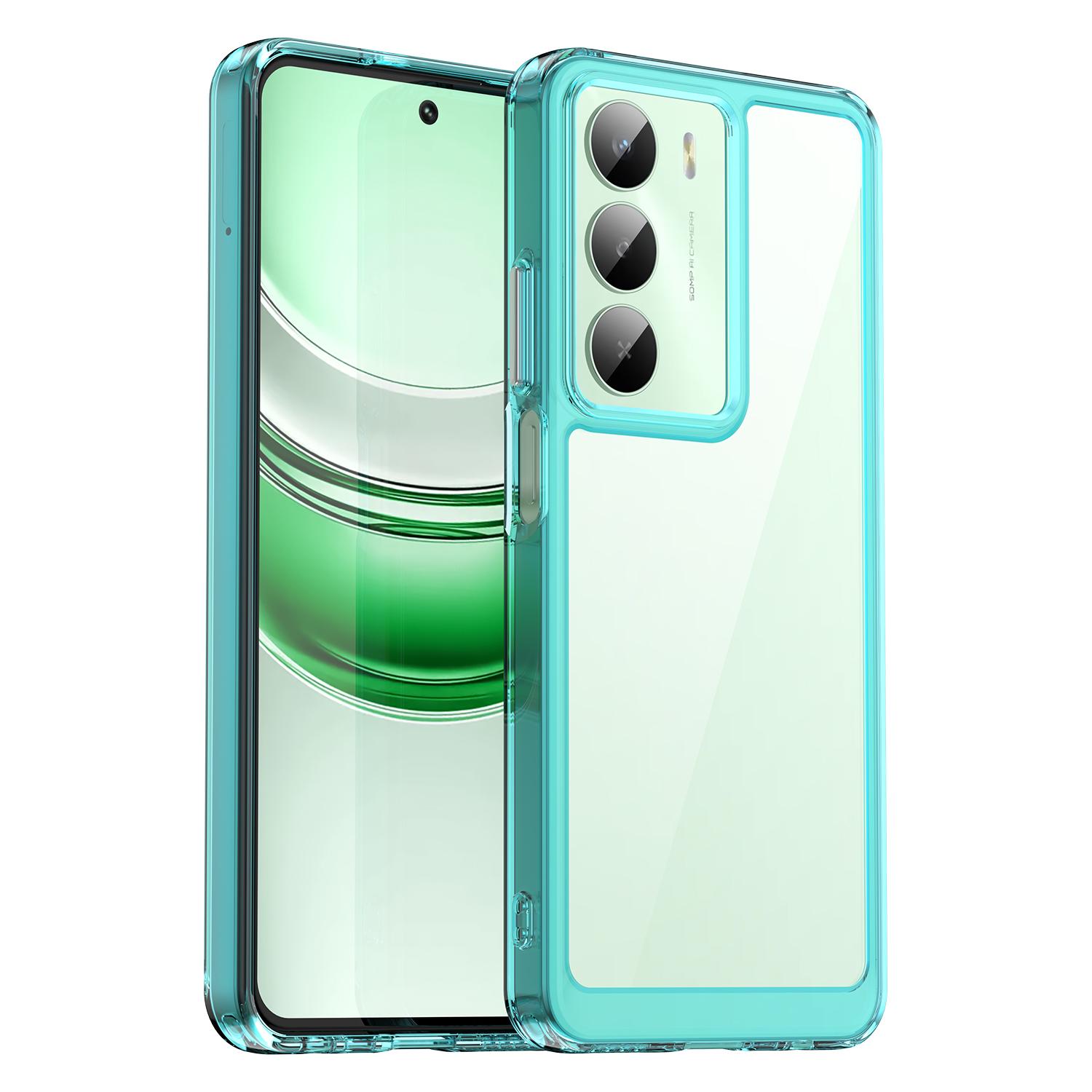 For Realme V70 Clear Case Realme V70 V70S Cover Coque Funda Hard Translucent Soft Edge Shockproof Phone Bumper Realme V70 For Realme V70