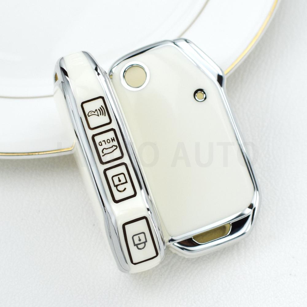 Tpu Car Key Case Cover For Kia K3/5 Cerato Seltos Sportage Kx5 Niro Forte Optima Soul Telluride Ceed Sorento Key Chain Protector