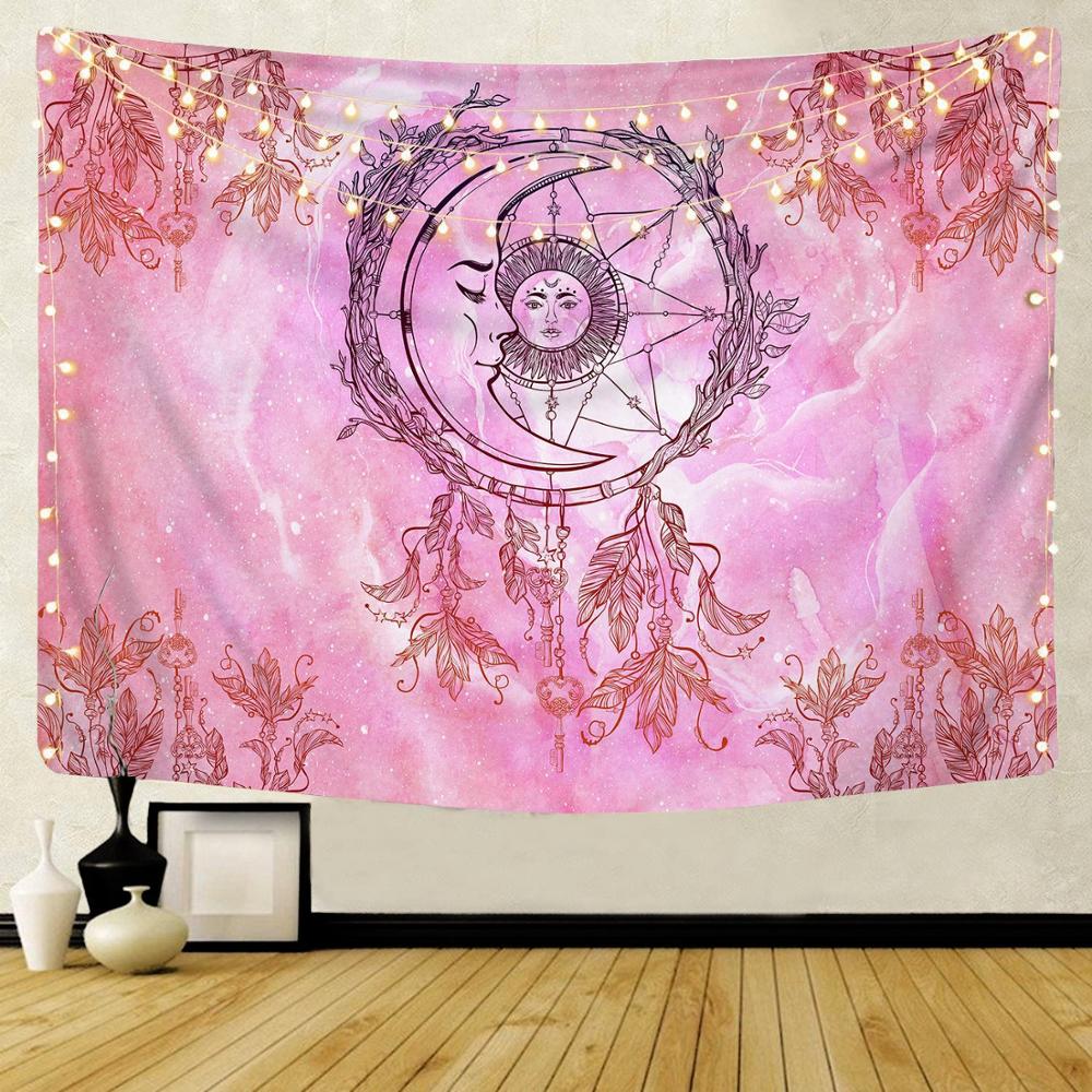 Large Mandala Pattern Indian Tapestry Wall Hanging Decoration Bohemian Beach Towel Polyester Thin Blanket Yoga Shawl Travel  Mat