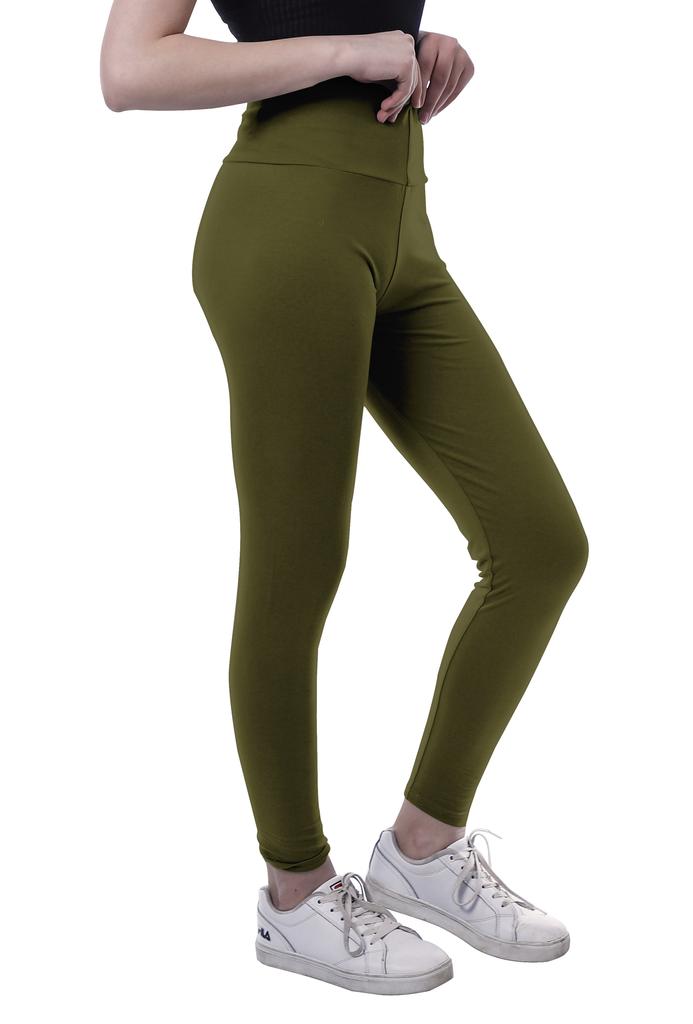 Moomaya High Waist Leggings For Womens Pull On Soft Running Yoga Pants-VY