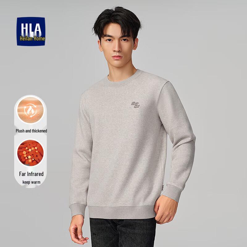 

HLA Men s Artist Collaboration Fleece-Lined Warm Knit Sweater 4XL