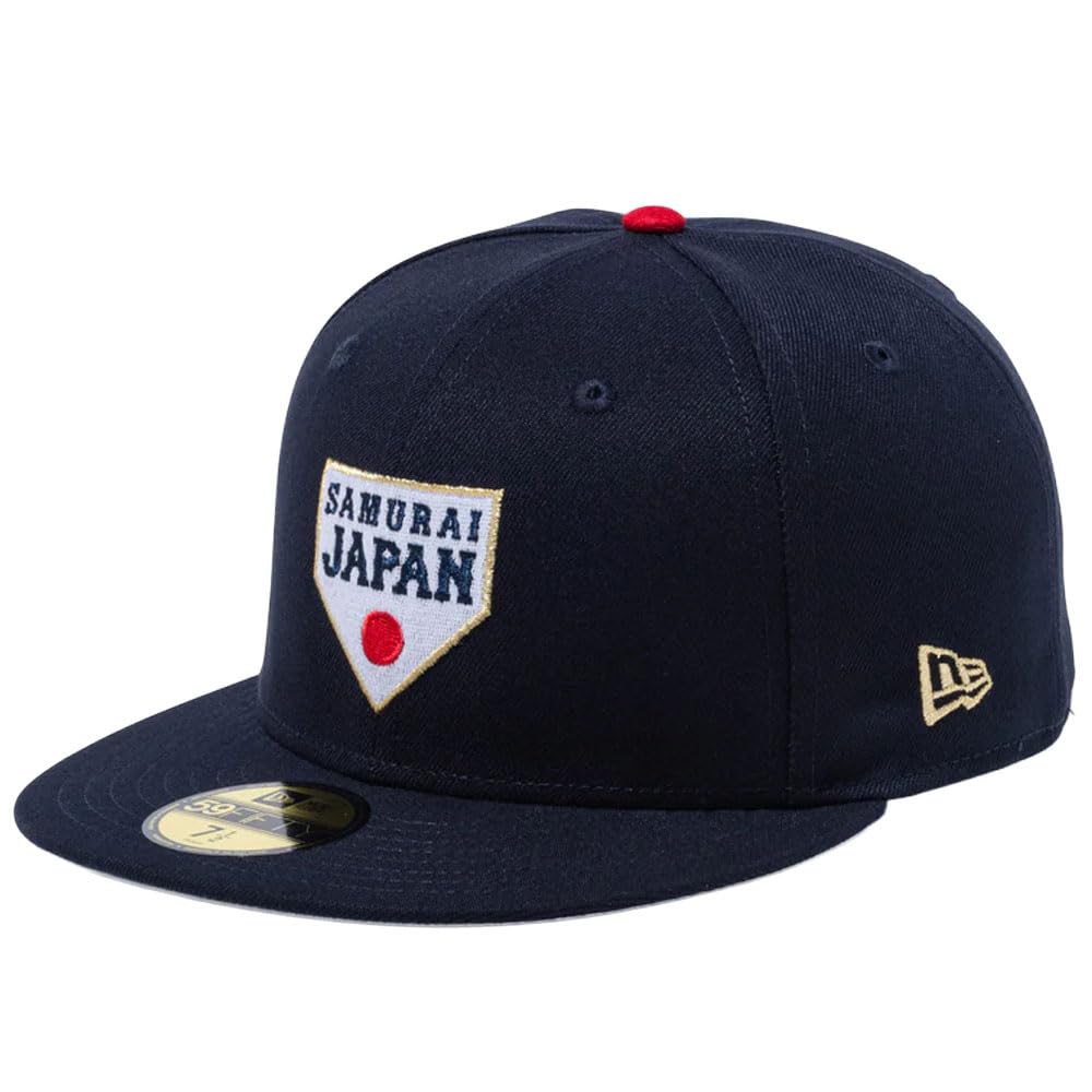 Era Cap 59FIFTY World Baseball Classic Samurai Japan Embroidery Unisex Hat 2026 Navy 7 1/2 (Head circumference 59.6cm)