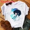 Cartoon Genshin Impact T Shirt Men Kawaii Hu Tao Graphic Tees Xiao Genshin T-shirt Unisex Hip Hop Tops Harajuku Tshirt Male