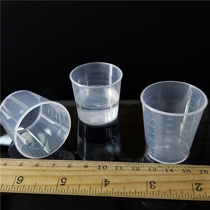 29*32*38mm Measuring Cup 35.8*31.4*38.3mm Graduated Measure 15ml/30ml