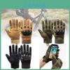 Tactical Black Half Finger Gloves For Outdoor Sports Durable Anti-slip Protection For Cycling And Fitness