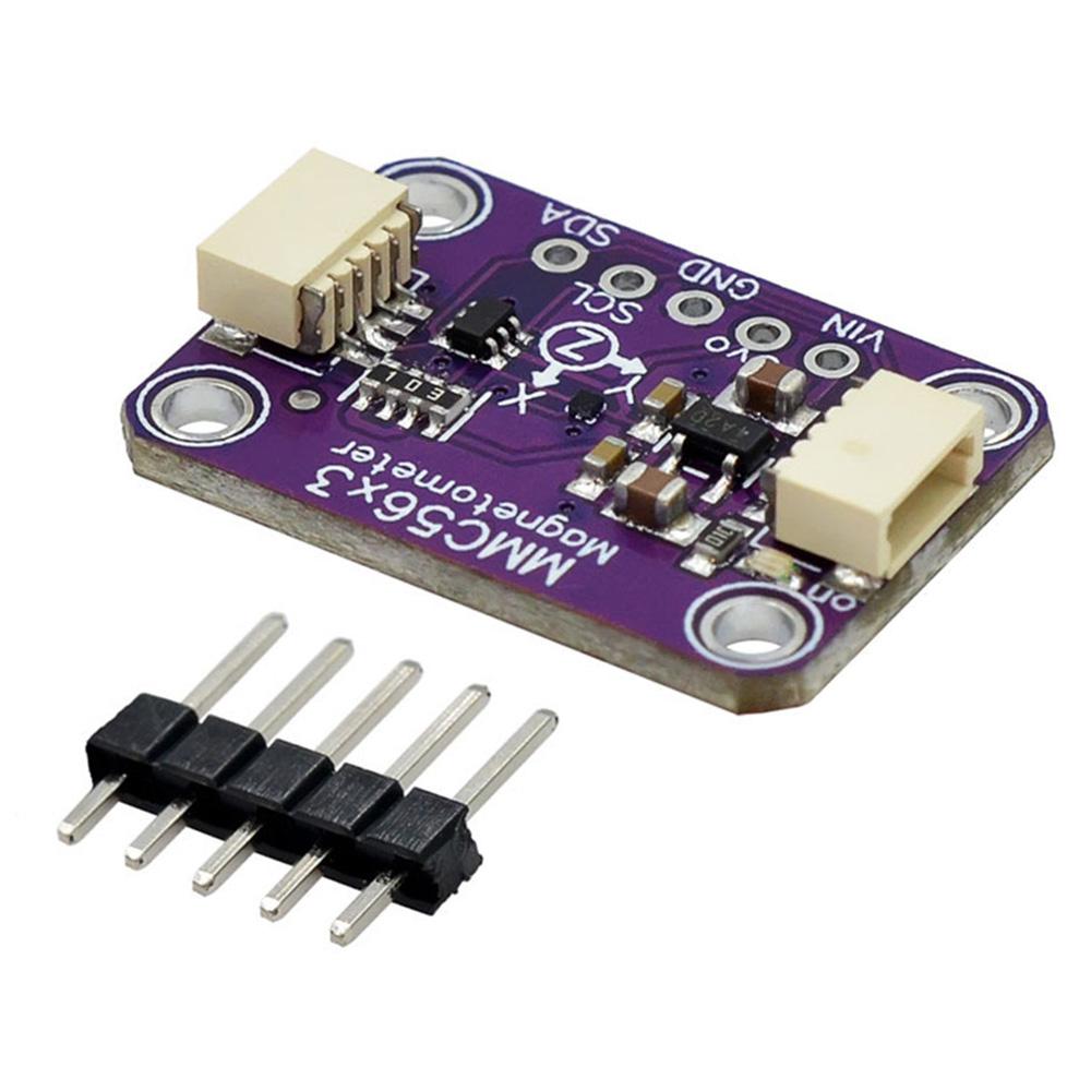 MMC5603 High-Precision Three-Axis Magnetometer Module Compatible With Stemma Qt/Qwiic Interface Blackboard