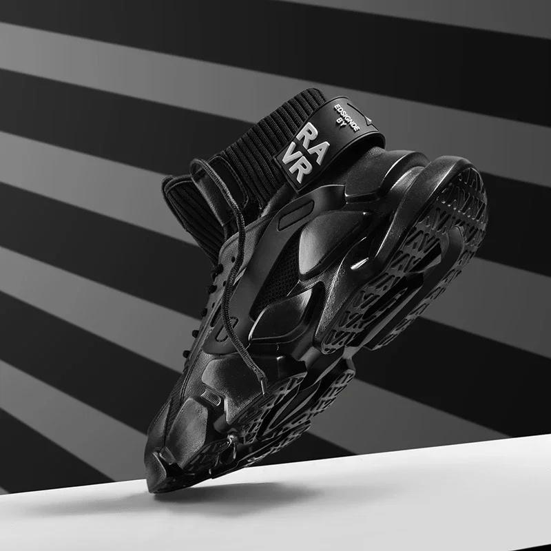 High Top Men's Sneakers Chunky Men Mens Man Male Fashion Casual Plus Size Tennis Shoes for Men