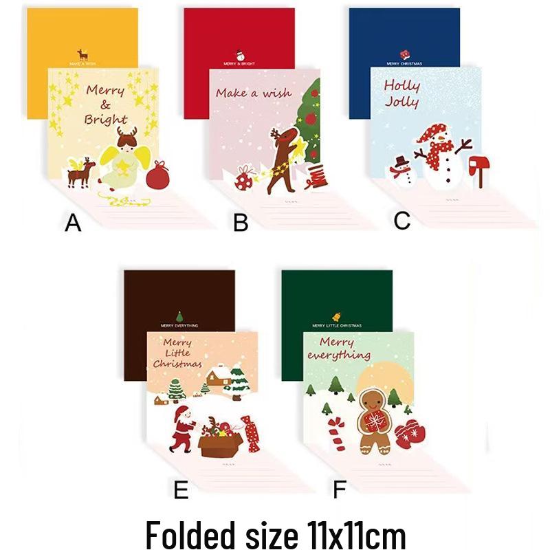 3D Christmas Music Greeting Card - Mini Cartoon Design for Children