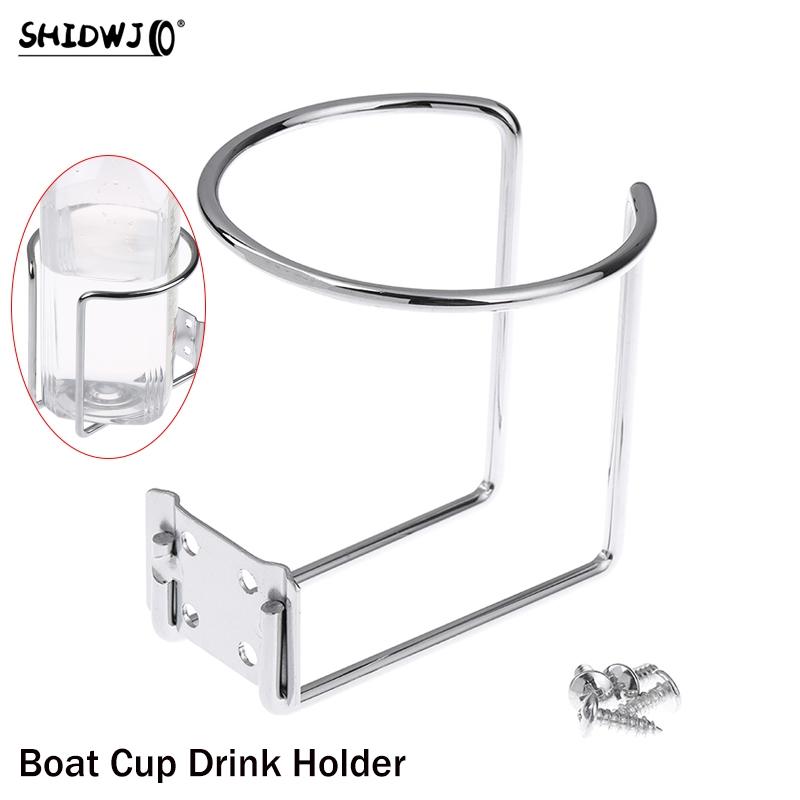 1pcs Universal Stainless Steel Boat Ring Cup Holder Drink Bottle Rack For Marine Yacht Truck RV Car Auto Accessories