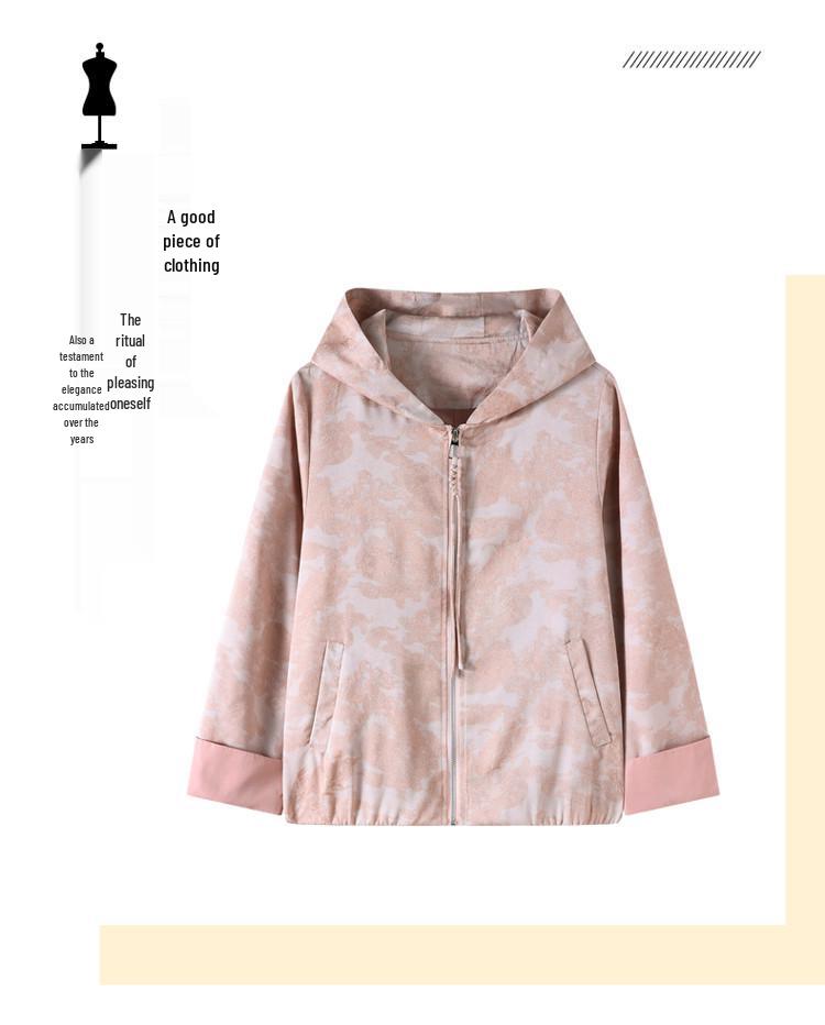 Stylish Windbreaker Jacket for Moms 50+: Elegant Spring/Autumn Outerwear