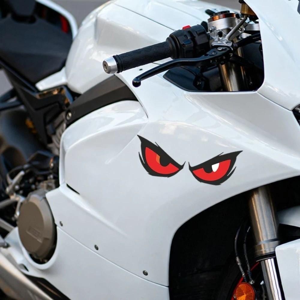 1PZ Adesivi Occhi Freschi Unici Adesivi Decorativi Realistici Per Auto, Motociclette, Caschi Ecc.