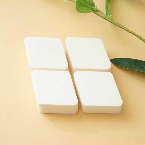 Olive Deco Diamond-Shaped Puffs (4 Packs) (Large)