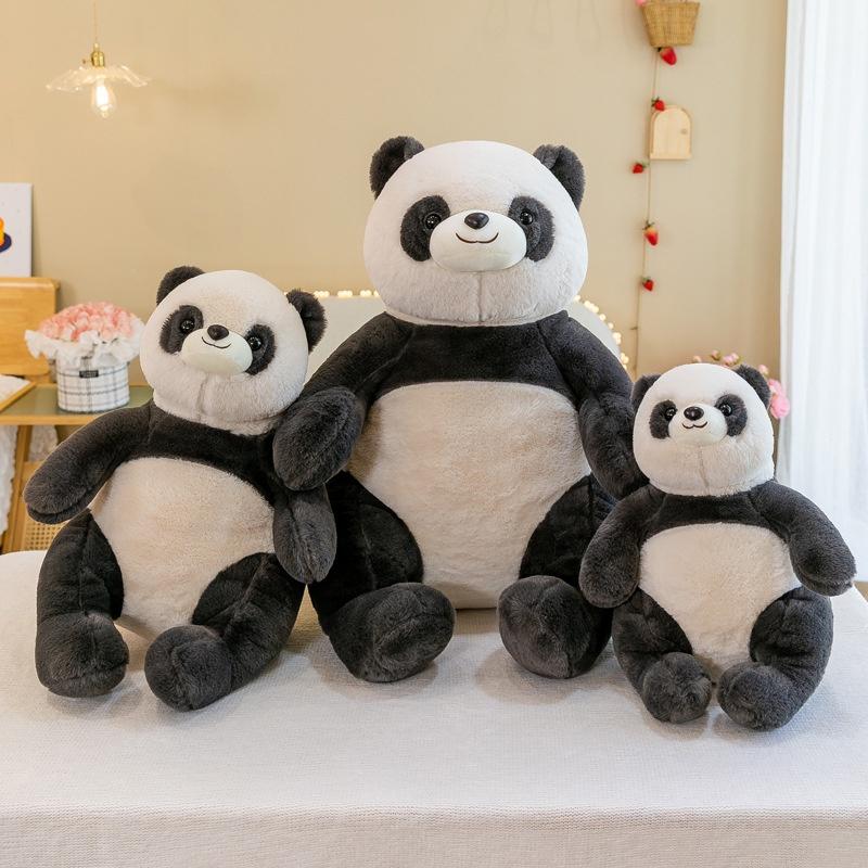 Cute Wulula Panda Plush Toy Fat And Chubby Panda Doll Wholesale Cross-border For Girls