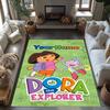 Dora Explorer Personalized Name Floor Mat Design for Hallway Outdoor Foyer Study room Antislip Carpet Decorate Offices