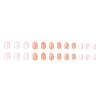 24 Pieces New Wear Nail Short Nail Art Niche High-end Gilt Aesthetic Petal Wind False Nails
