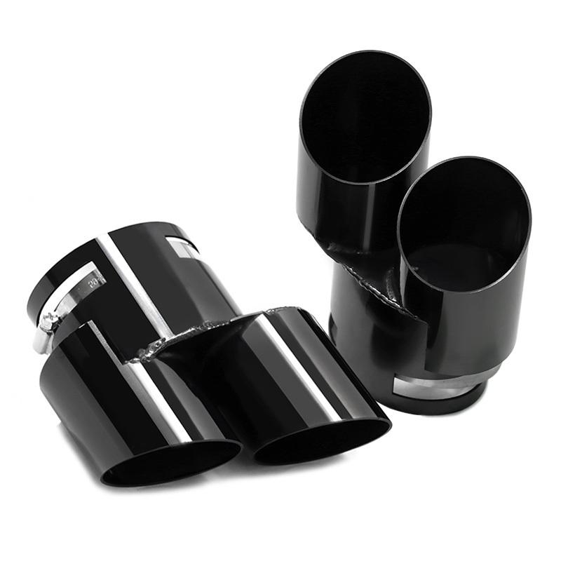 Punta de Escape Para BMW G05 X5 G06 X6 Doble Salida Cuádruple Sin Soldadura Tubo de Escape Acero Inoxidable Sin Cortar Punta de Silenciador Boquilla Cola de Escape