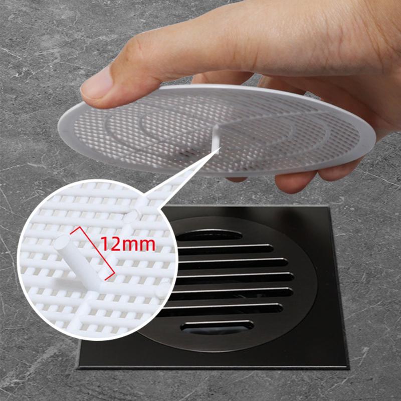 Cuttable Hair Sink Filter Plastic Anti-blocking Bathtub Stopper Bathroom Floor Drain Shower Sink Kitchen Household Strainer Tool