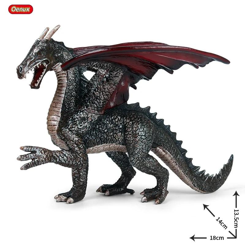 Oenux Mythical Dinosaur Dragon Tiger Golem Lion Snowmen Cattle Model Action Figures Artistical Decoration Collection Kid  Toy