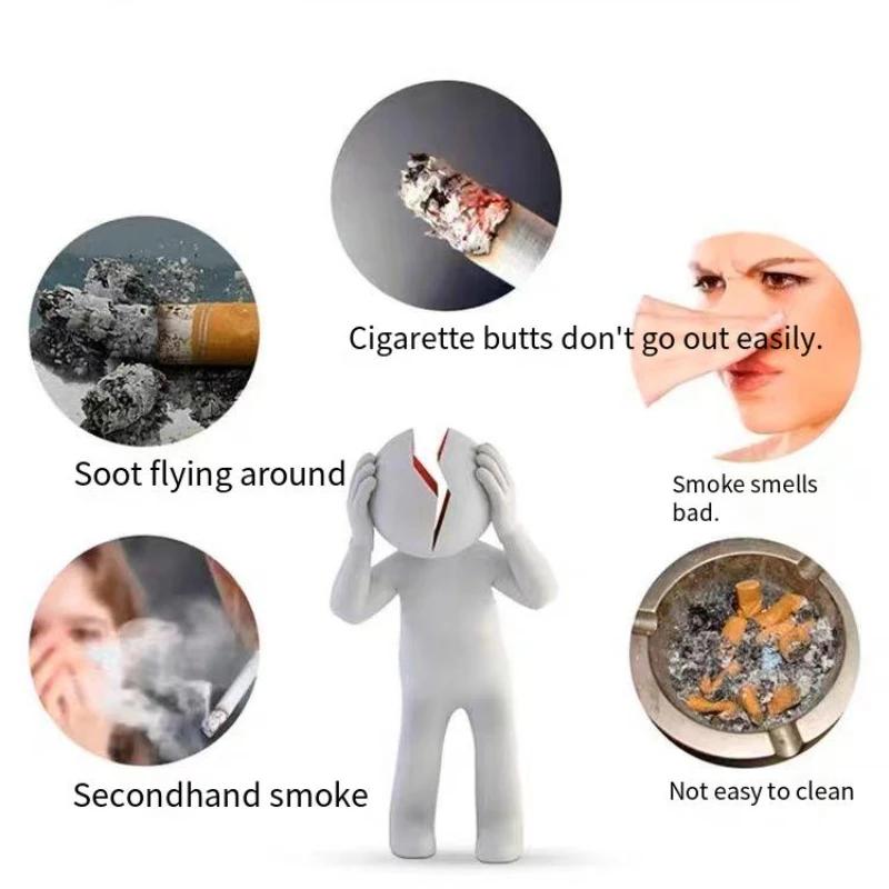 10 STÜCKE Lufterfrischer Rauchvernichter Aschenbecher Ascheabsorption Rußentferner Reiniger Rauchbeseitiger Staubentferner Raucherzubehör
