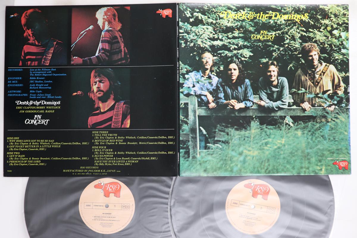 

LP Record DEREK & THE DOMINOS - In Concert 35MW00167 RSO 1973 Japan Rock Used