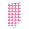 Harlequin Diamonds Wallpaper, Powder Pink and White, Powder Pink Background, 50x1000