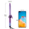 Tourmaline Ceramic Curling Iron with Negative Ions 5s Fast Heat-Up 100-230°C Adjustable Temperature LED Display Hair Curler for Long-Lasting Curls