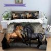 1PC Horse Bedding Quilt Set Quilt Cover Pillowcase Home Decoration Birthday Gift (1 * duvet cover + 15 * pillowcase, without core)