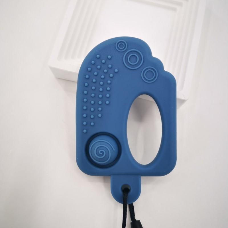 

Детские прорезыватели для зубовПрорезыватели для зубов из пищевого силикона Игрушки Прорезыватели для зубов, предотвращающие сосание пальцев, для веселого кусания Силиконовые палочки для прорезывания зубов Dark blue