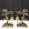 Alloy Welcome Pine Shaped Hanging Incense Burners, Retro Home Indoor Tea Room Crafts Decorations, Small Aromatherapy Burner, 1Pc