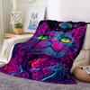 1pc Galaxy Cat Blanket, Lightweight Flannel Throw Blanket For Sofa, Bed, Travel, Camping, Living Room, Office, Couch, Chair, And Bed