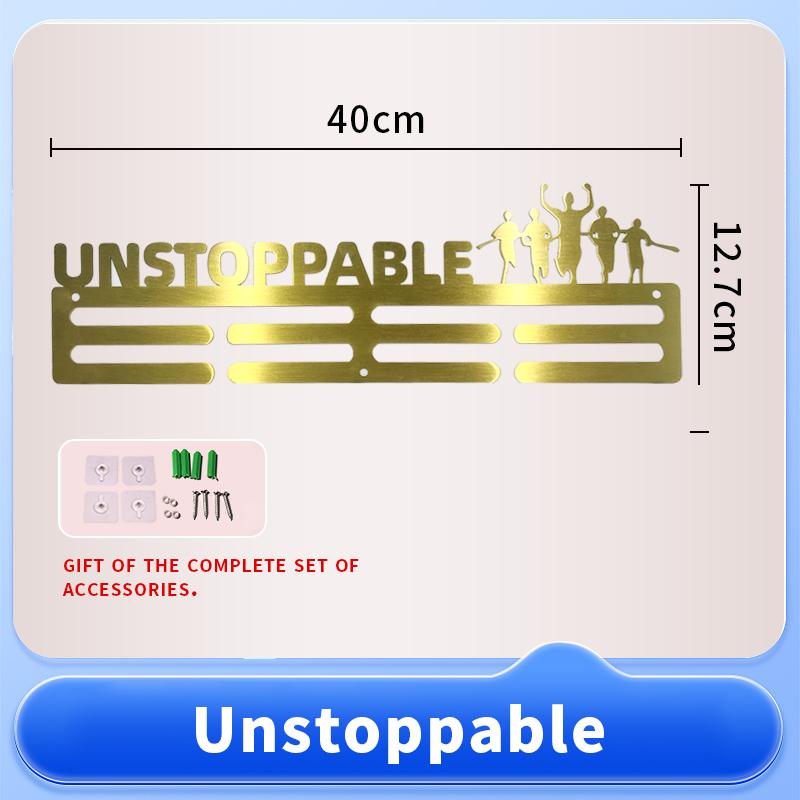 Factory Direct Custom Large Wall Hanger Metal Medal Display Rack for Bulk Medals & Awards Storage
