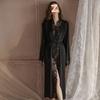 Sexy pajamas, bathrobes, pajamas, new ice silk, long lace, pure lust, bridal loungewear, morning gown