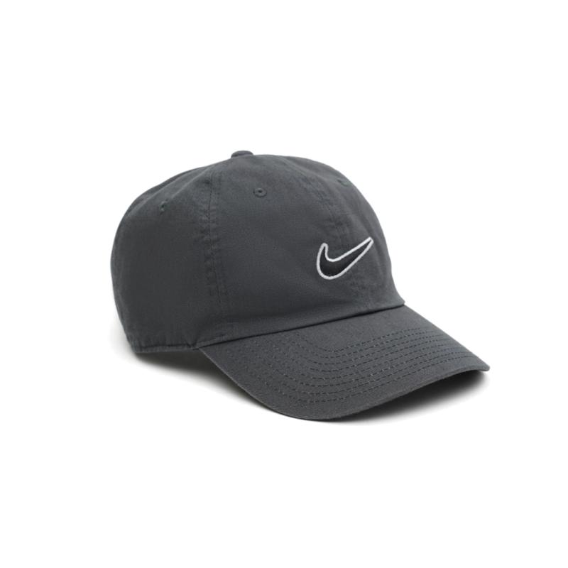 

Nike Cotton Baseball Caps Unisex Gray Casual Casual 943091-060 F серый