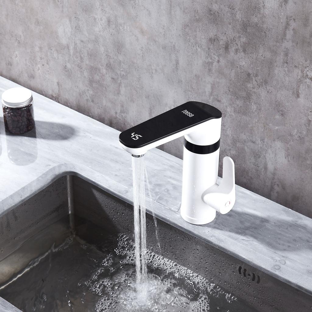 Instantaneous water heater, Teesa faucet, floor tap, LED display