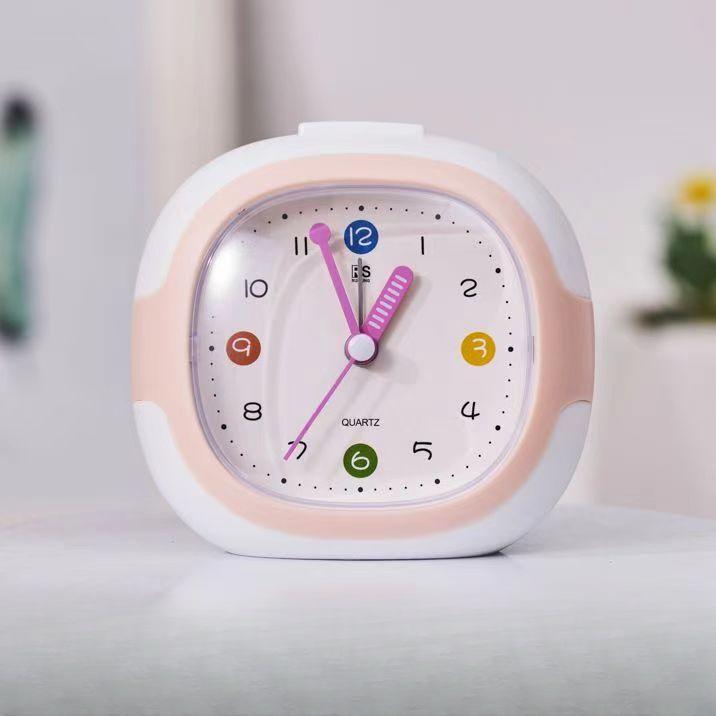 

Студенческий Милый Будильник Новый Стиль Модный Креативный Бесшумный Ночник Прикроватные Часы Многофункциональные Настольные Детские Часы-сиденье