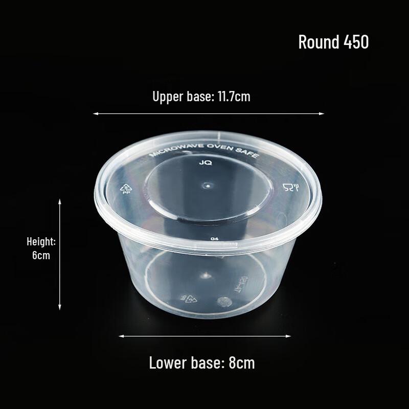 

Disposable Round PP Plastic Soup Bowls with Lids