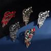 Vintage Luxe Suit Corsage: Elegant Pin for Dinner Dresses & Holiday Gifts