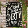 Vintage Metal Wall Art Decor Sign 20x30cm Tin Plaque Home Room Decoration