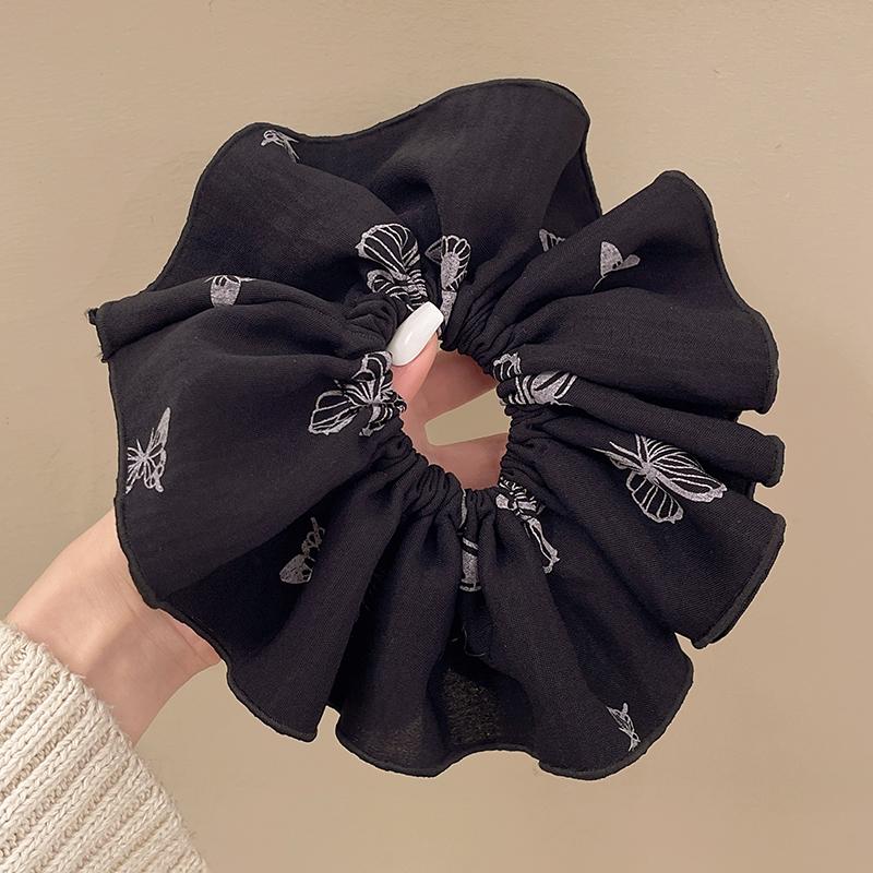 Korea Elegant Big Scrunchies Women Girl Elastic Hair Rubber Band Accessories Tie Hair Ring Rope Headdress Headwear Ornament
