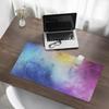 Ombre Watercolor Keyboard Desk Pad and Accessories 90x45 cm