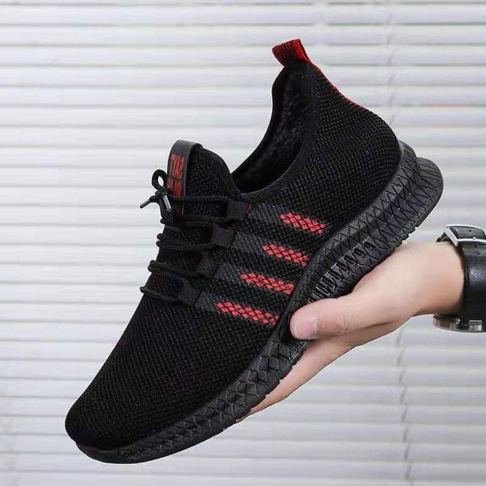 

Spring men s shoes round mesh shoes men s lace-up travel shoes youth flat heel casual shoes men s sports shoes 39