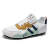 Herren Sommer Atmungsaktive Mesh Weiße Sneaker - Trendig, Vielseitig, Flache Freizeitschuhe