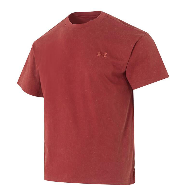 Under Armour Модная удобная дышащая повседневная свободная футболка унисекс топы 6014291-688 XL